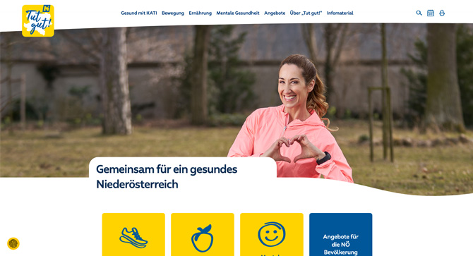 Tut gut! Niederösterreich Gesundheitsportal