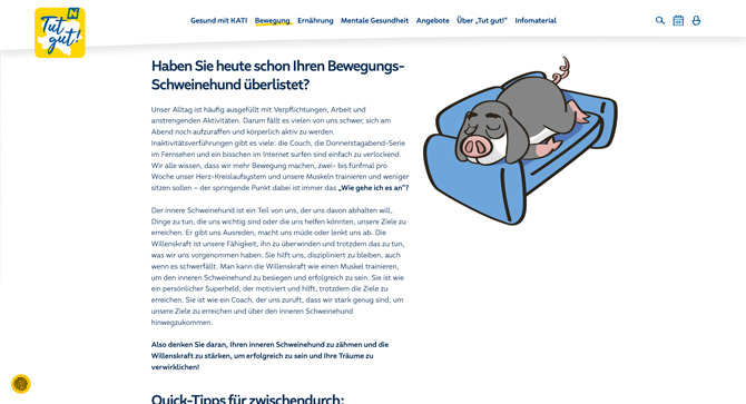 Tut gut! Niederösterreich Gesundheitsportal